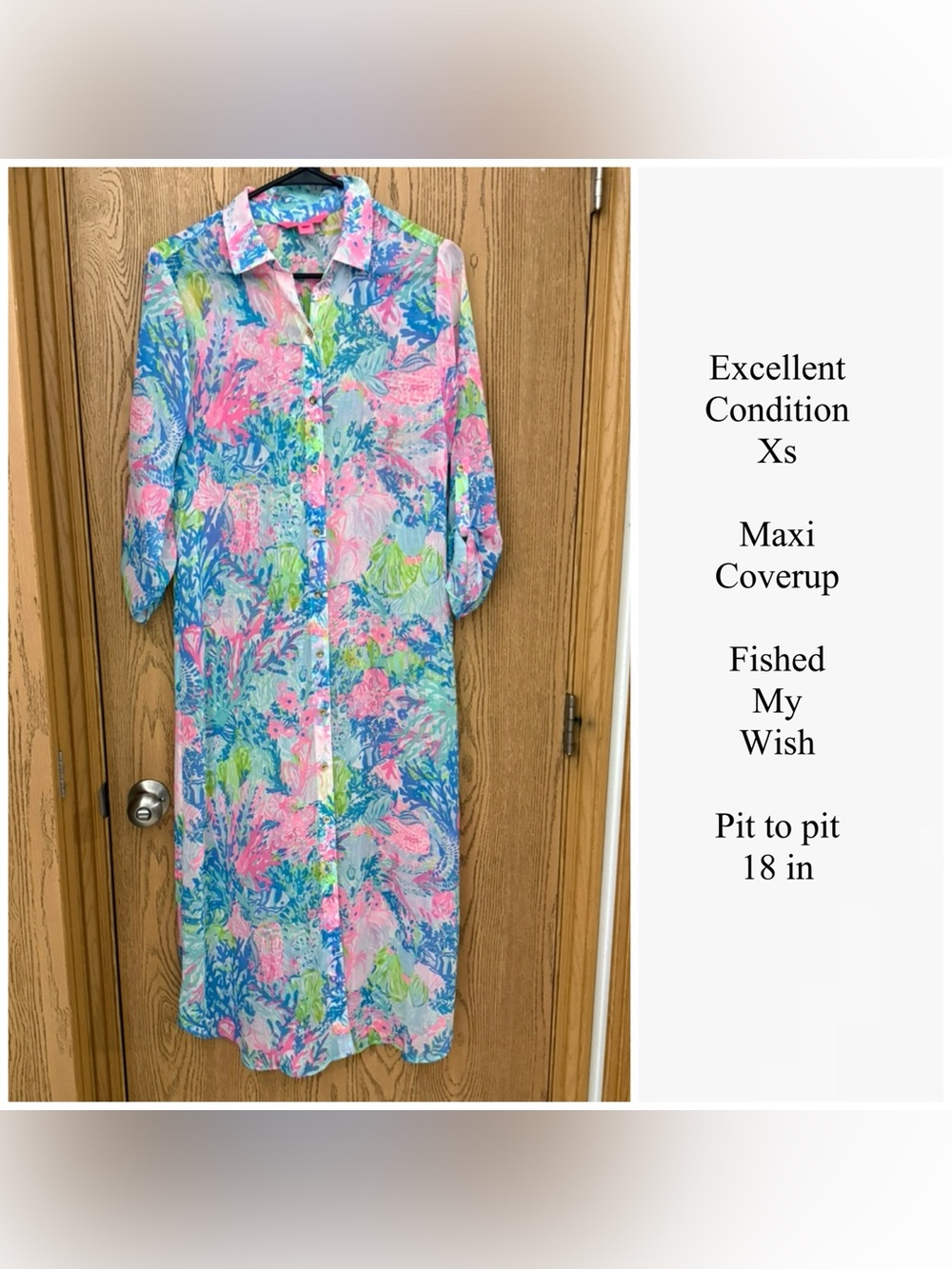 Lilly Pulitzer maxi cover up